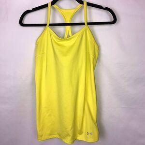 Under Armour T-Strap Yellow Tank TOp